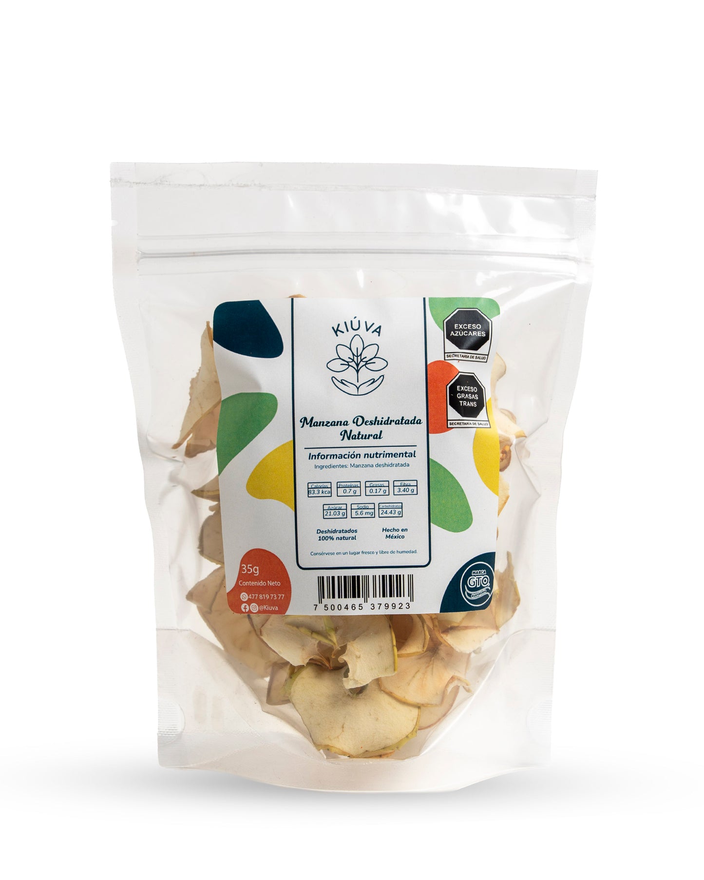 Manzana deshidratado natural / 35 g