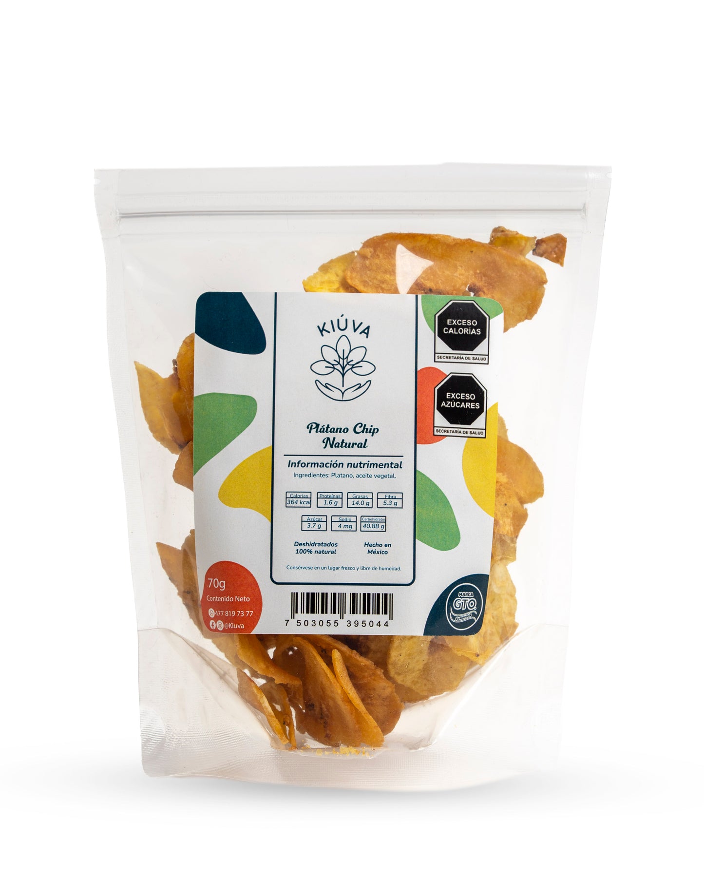 Platano natural chip / 70 g