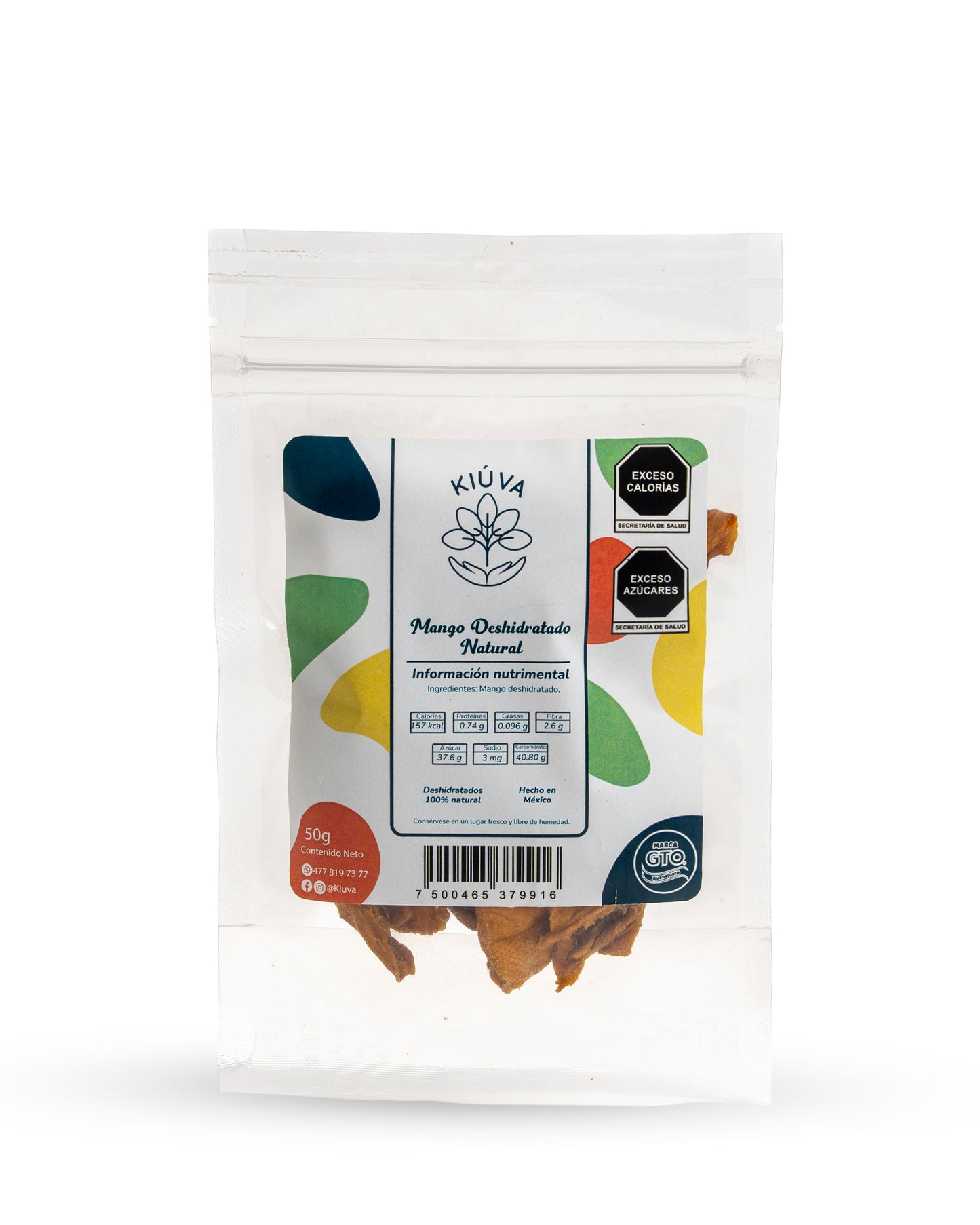 Mango deshidratado natural / 50 g